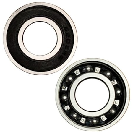 Superior Electric Replacement Ball Bearing - ID 17 mm x OD 40 mm x W 12 mm, PK 2 SE 6203-RS